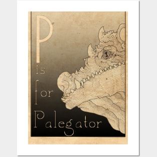 P is for Palegator Posters and Art